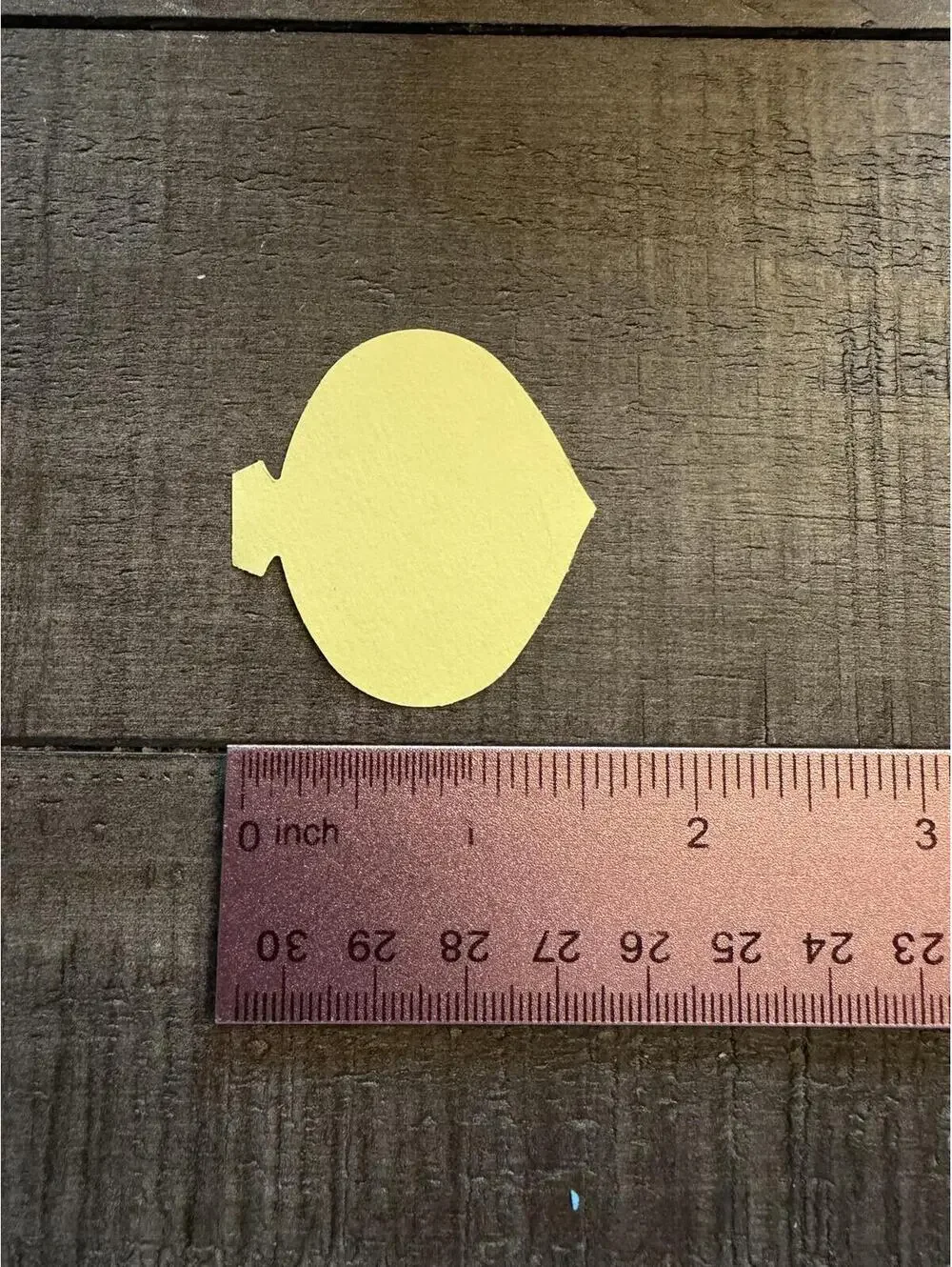 Stampin’ Up ornament shape punch